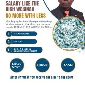 10 WAYS TO MANAGE YOUR SALARY LIKE THE RICH MANAGE THEIR MONEY WEBINAR